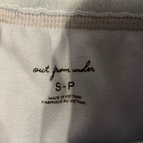 Urban Outfitters Light Blue Fleece Flare Pants - Picture 2 of 2